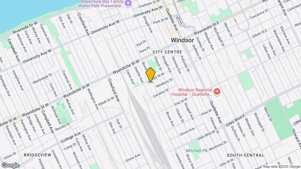 821 Bruce Ave Map and Location Details