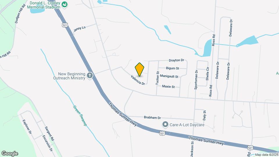 3290 Valencia Dr Map and Location Details
