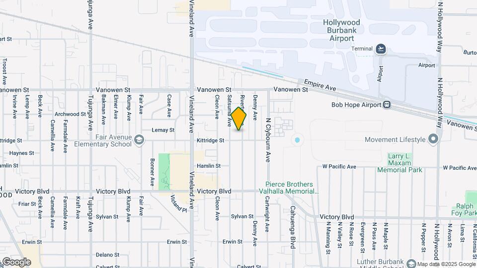 6611 Riverton Ave Map and Location Details