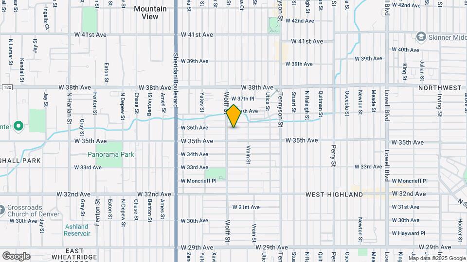 4716 W 36th Ave Map and Location Details