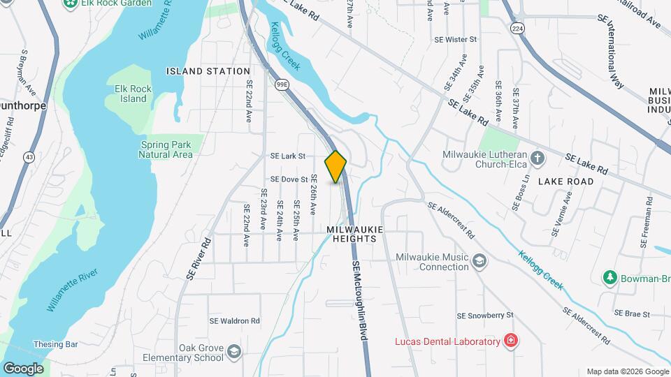 12566 SE 27th Ave Map and Location Details