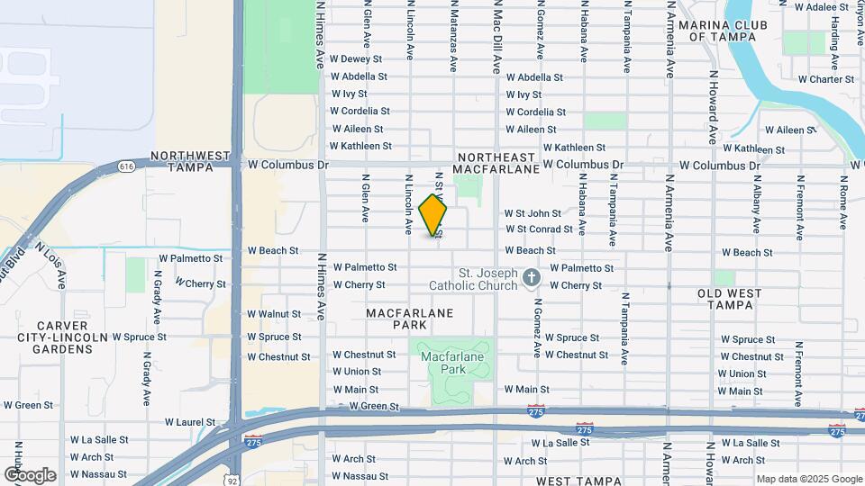 2502 N St Vincent St Map and Location Details