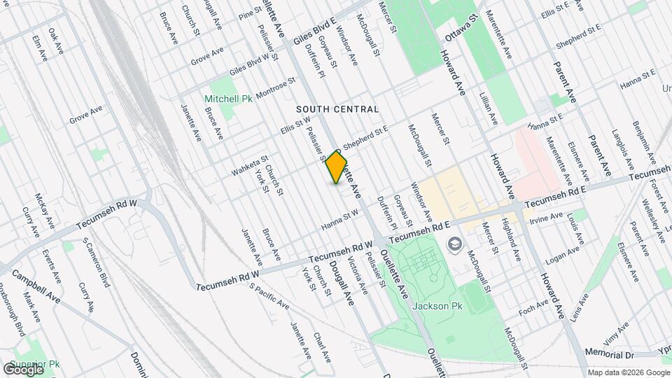 1555 Pelissier St Map and Location Details