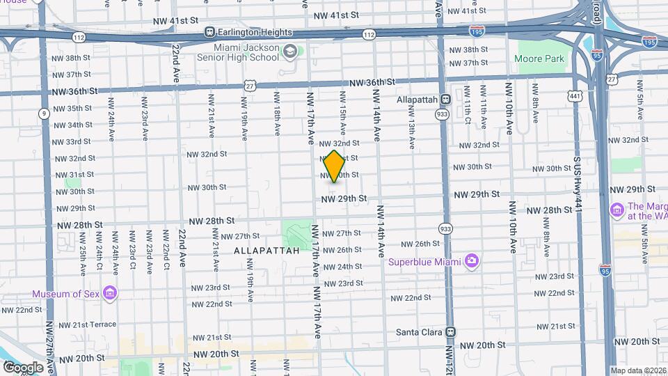 2923 NW 16th Ave Map and Location Details