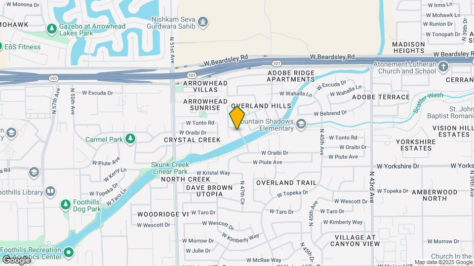 19662 N 48th Ave Map and Location Details