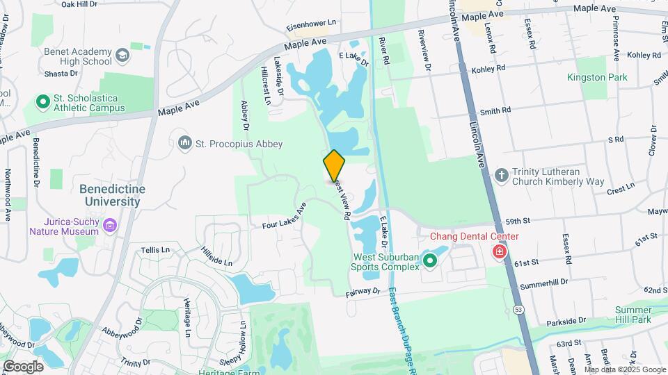 5854 Forest View Rd Map and Location Details