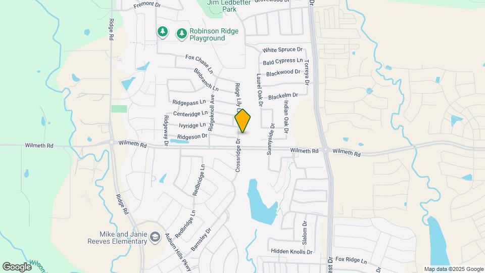 3100 Crossridge Dr Map and Location Details