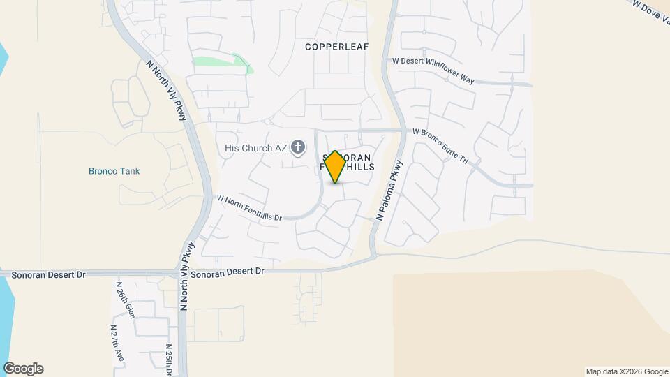 2025 W Calle Del Sol Map and Location Details