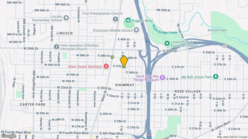 3605 F St Map and Location Details