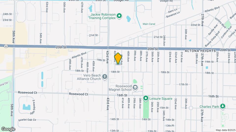 4117 18th Pl Map and Location Details