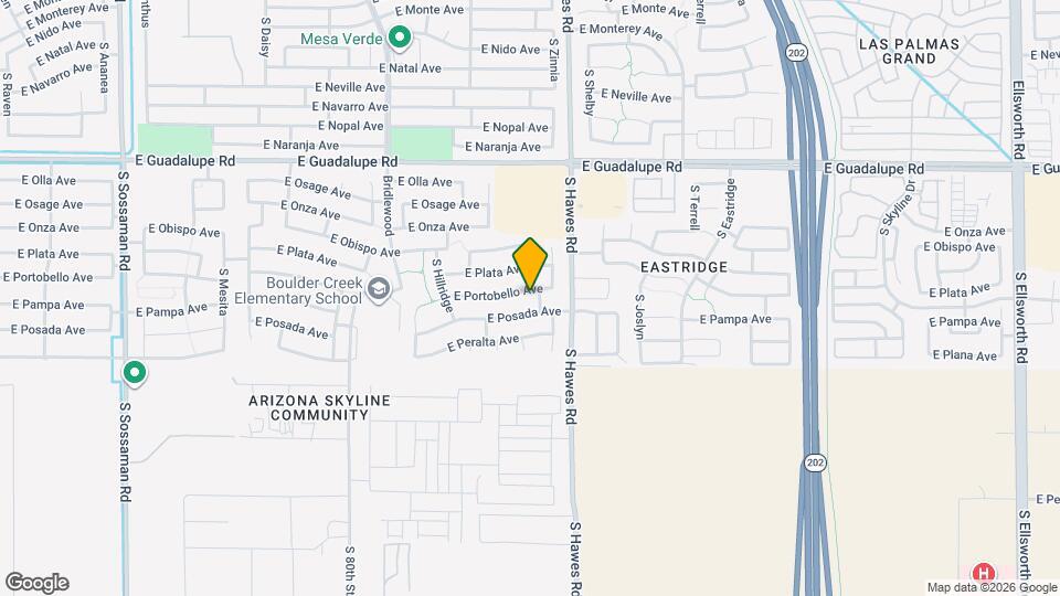 8319 E Portobello Ave Map and Location Details