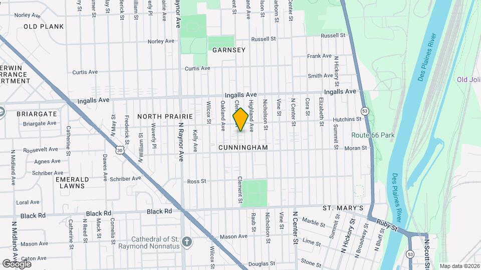 1014 Clement St Map and Location Details