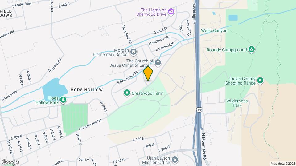 943 E Crestwood Rd Mapa y Detalles de la Ubicación