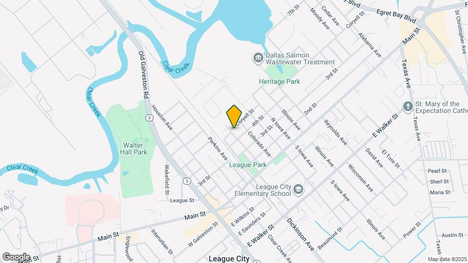 603 Coryell St Map and Location Details