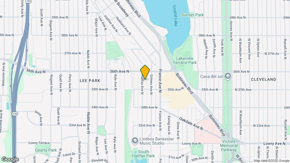 3526 Halifax Ave N Map and Location Details