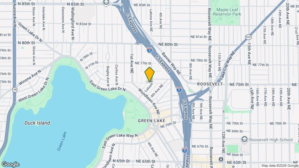7439 Latona Ave NE Map and Location Details
