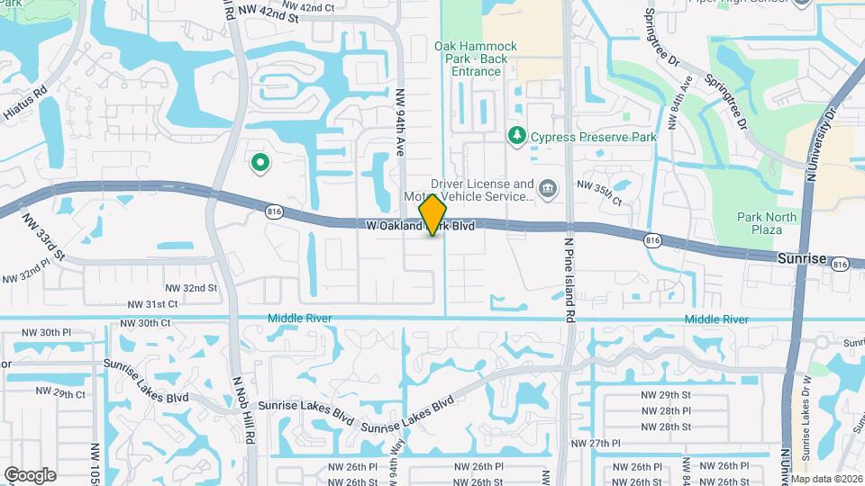 9331 NW 33rd Manor Map and Location Details