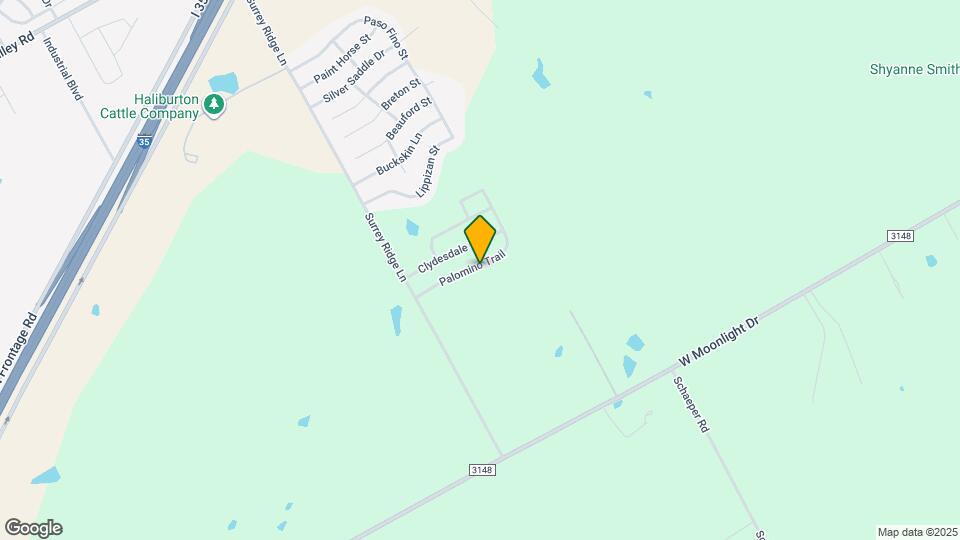 3016 Palomino Trail Map and Location Details