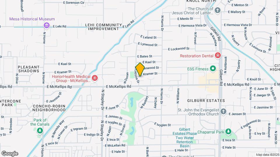 1418 E Knoll Cir Map and Location Details