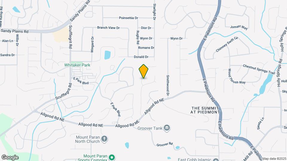 1502 Oakmoor Pl Map and Location Details