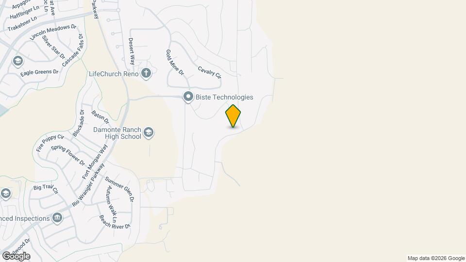 10513 Claim Jumper Wy Map and Location Details