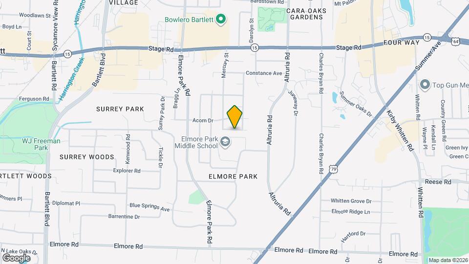 6313 Jupiter Ave Map and Location Details