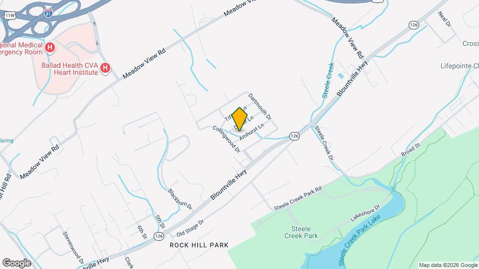 109 Amhurst Ln, Unit 1 Map and Location Details
