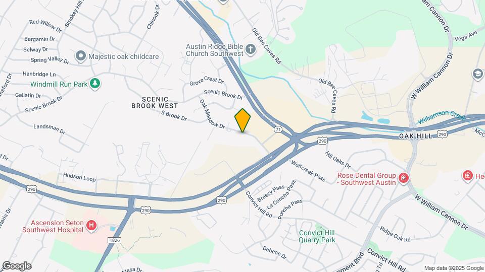 7209 Oak Meadow Dr Map and Location Details