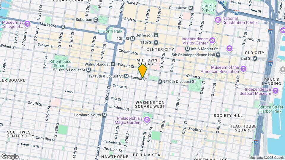 1108 Locust St Map and Location Details