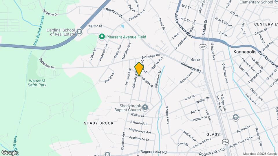 839 Murphy St Map and Location Details