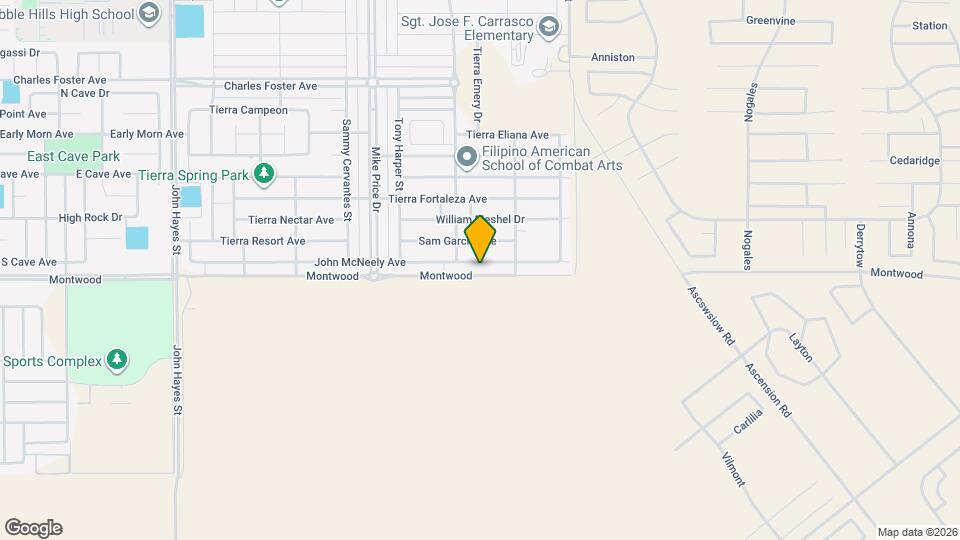 14820 John McNeely Ave Map and Location Details