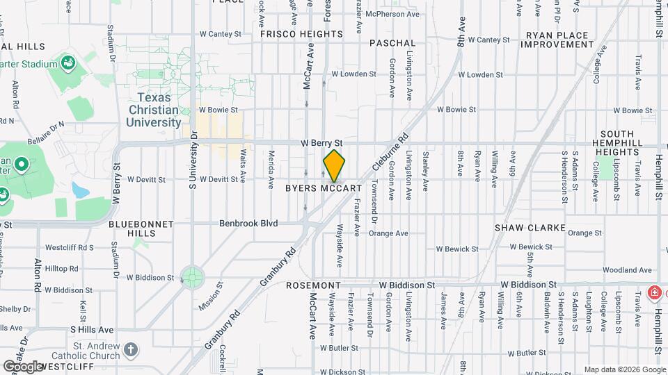 2320 Benbrook Blvd Map and Location Details