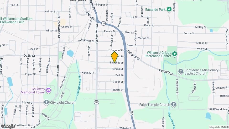 206 E Crovat St Map and Location Details