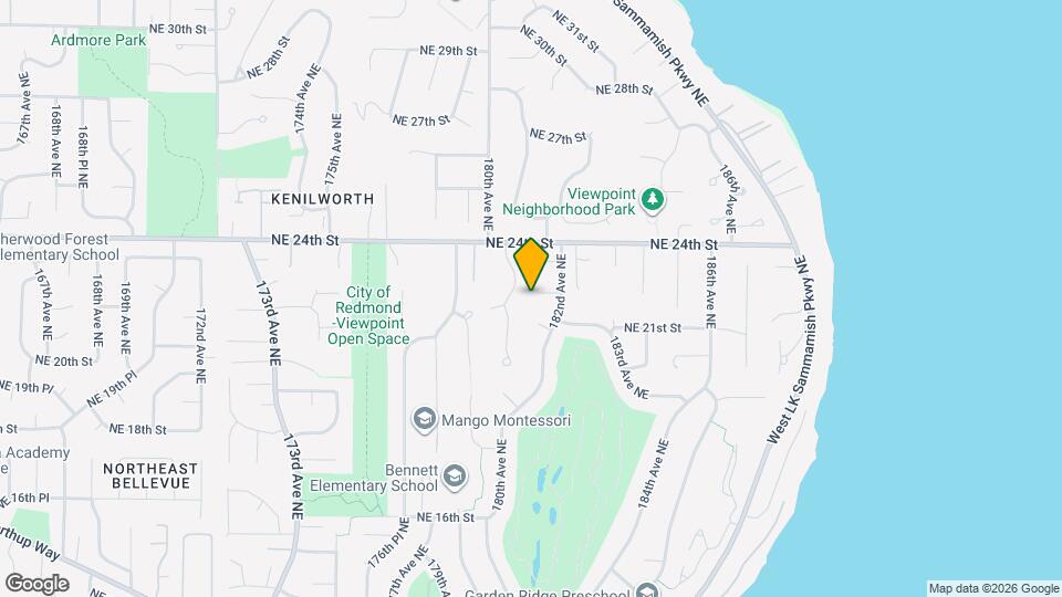 18107 NE 22nd St Map and Location Details