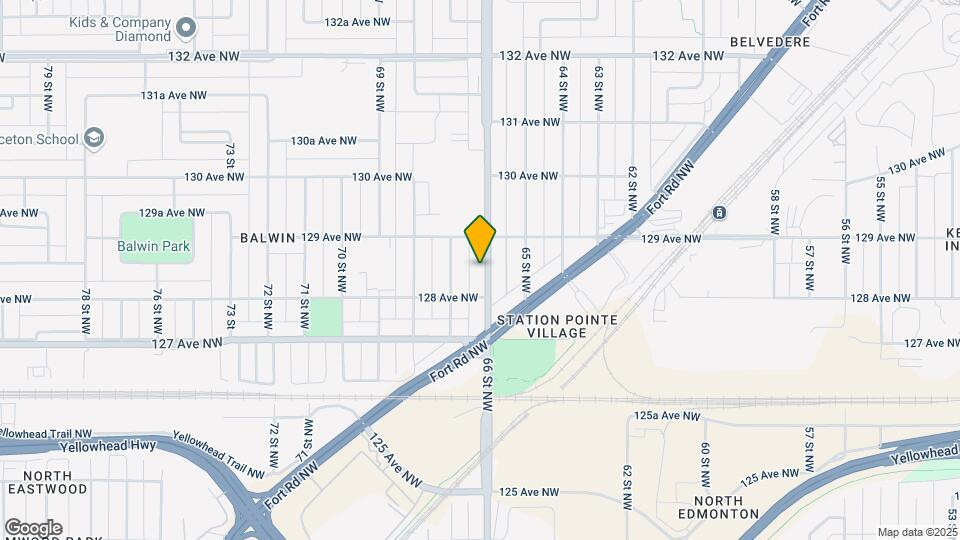 12828 66 St NW Map and Location Details