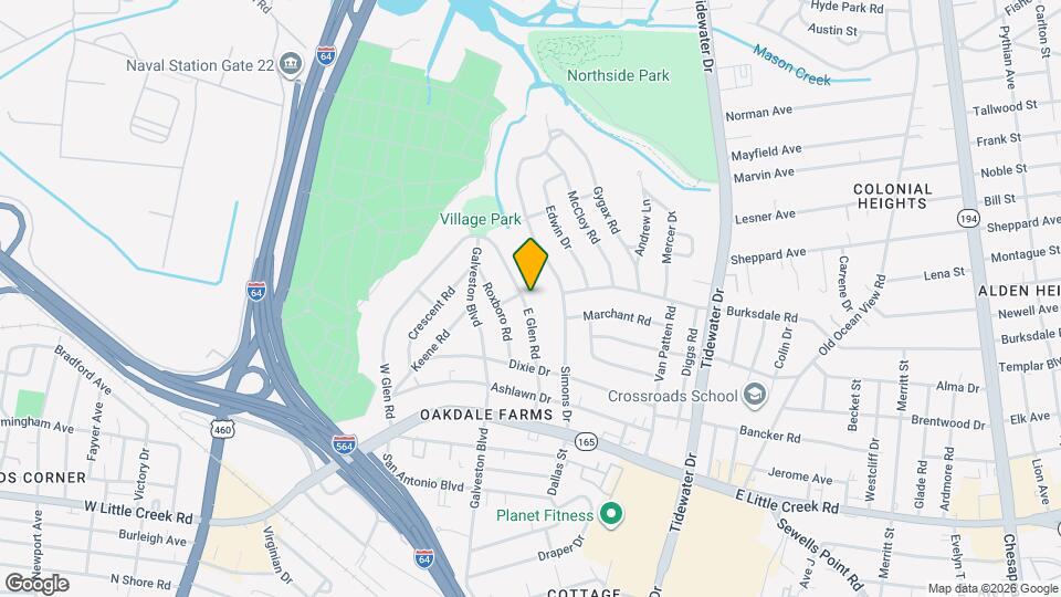 8026 E Glen Rd Mapa y Detalles de la Ubicación
