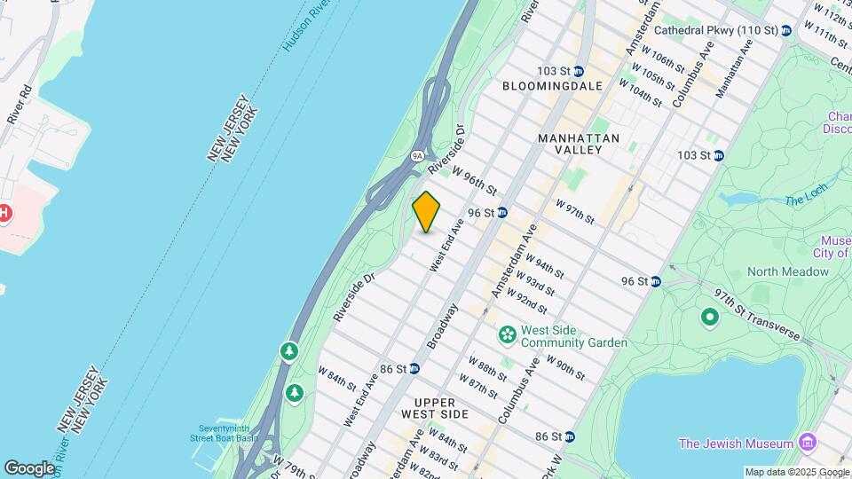 317 W 92nd St Map and Location Details