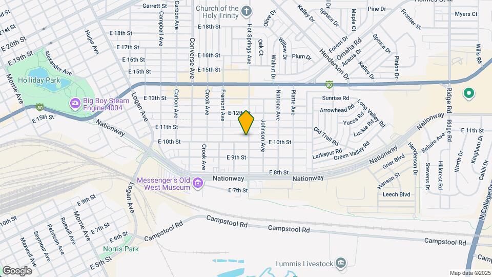1002 Hot Springs Ave Map and Location Details