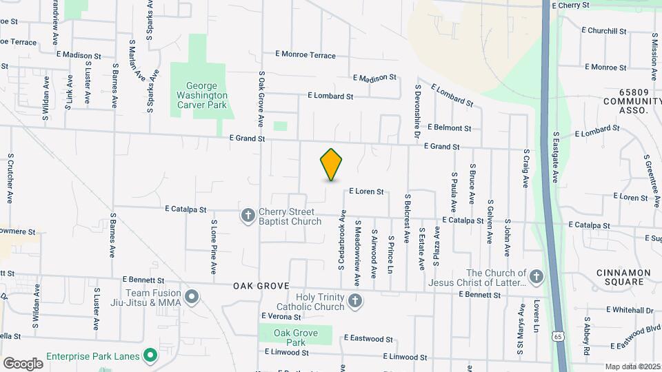 1112 S Saratoga Ave Map and Location Details