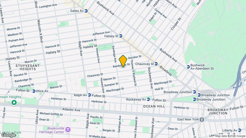461 Chauncey St Mapa y Detalles de la Ubicación