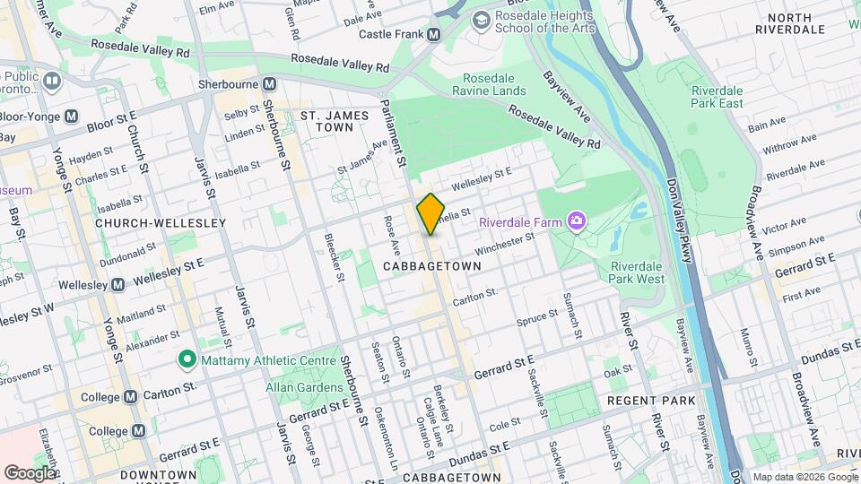 561 Parliament St Map and Location Details