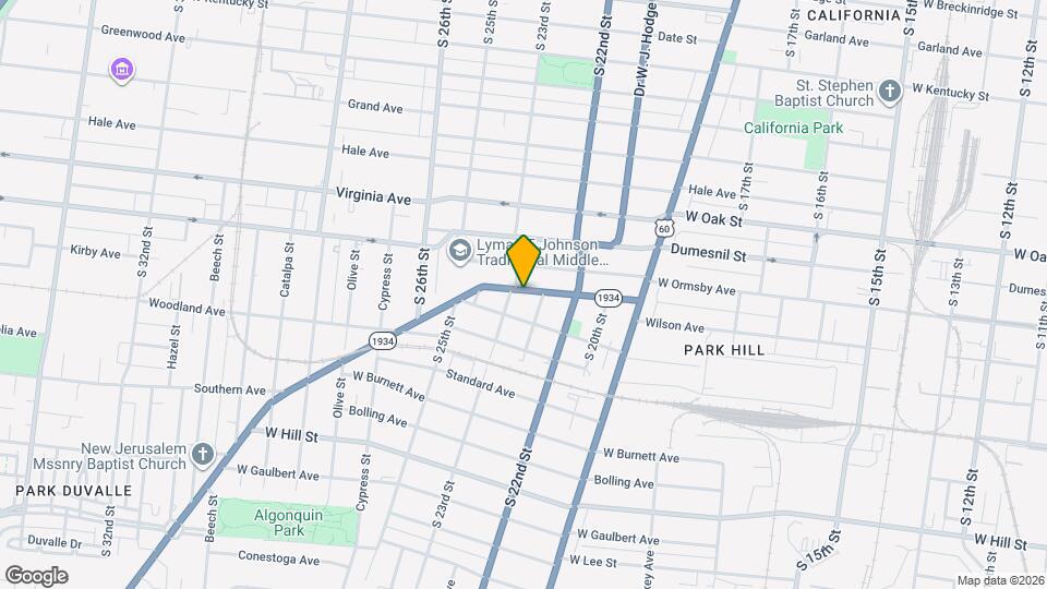 2214 Wilson Ave Map and Location Details