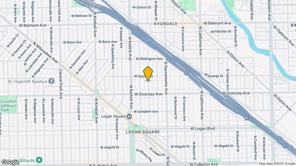 2840 N Albany Ave, Unit 2836-2 Map and Location Details