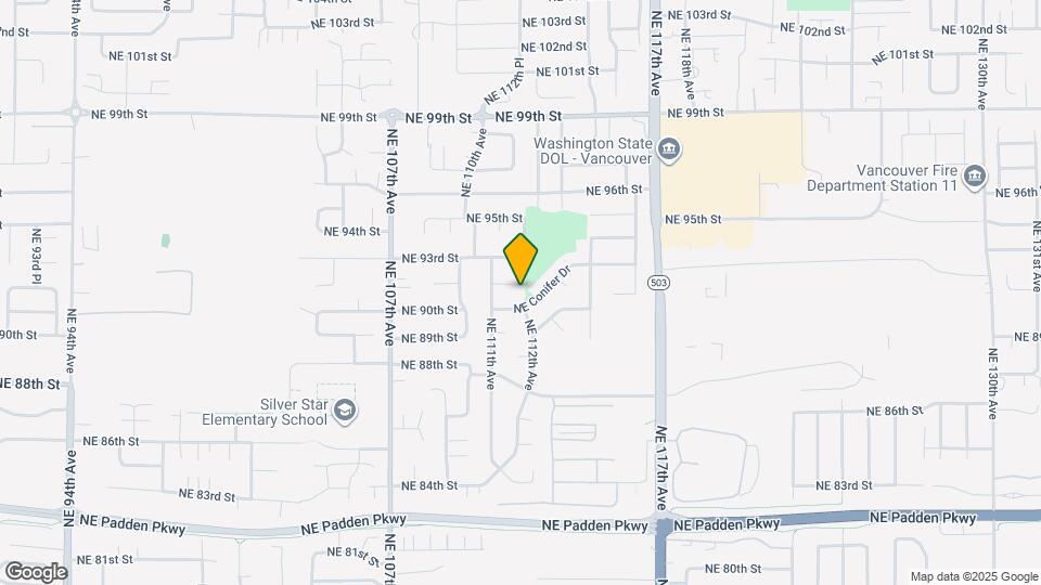 11121 NE 92nd Cir Map and Location Details