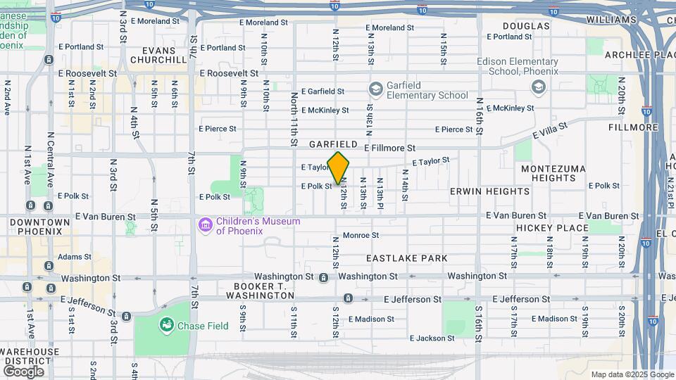 340 N 12th St Map and Location Details