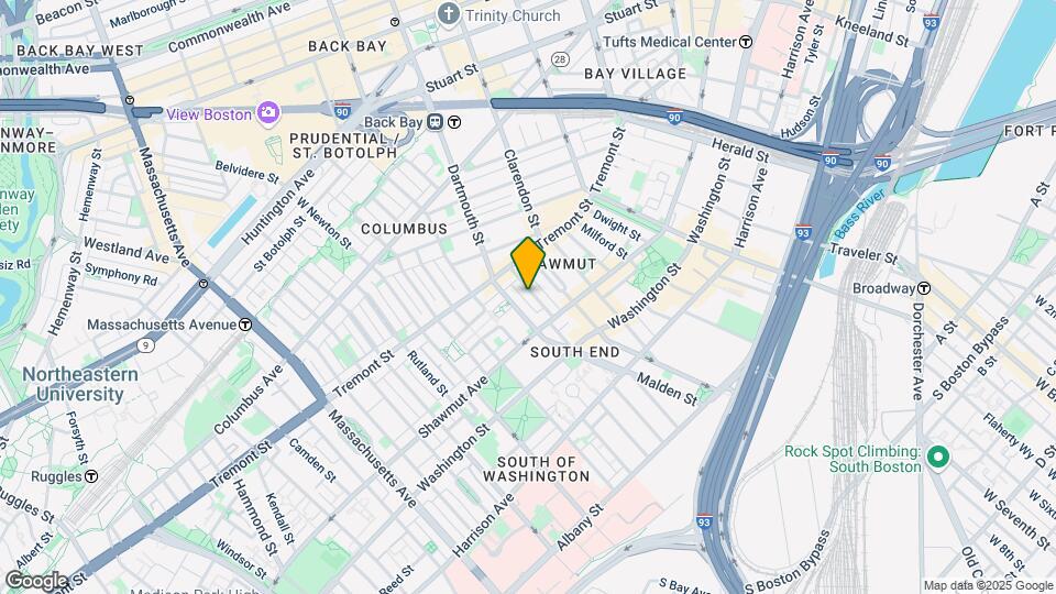 28 Upton St, Unit 1 Map and Location Details