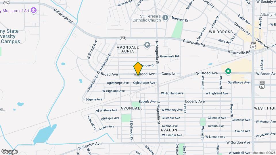 103 S Shadowlawn Dr Map and Location Details