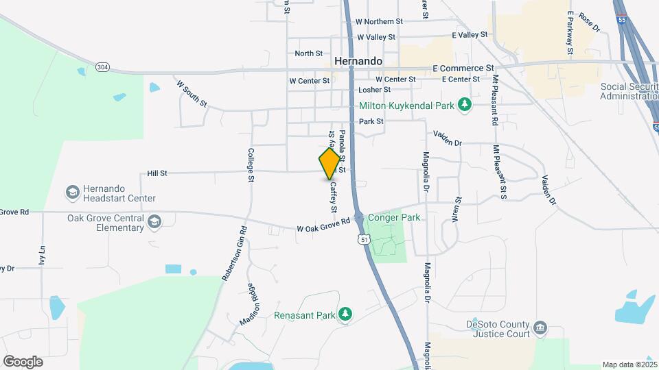 2909 Caffey St Map and Location Details