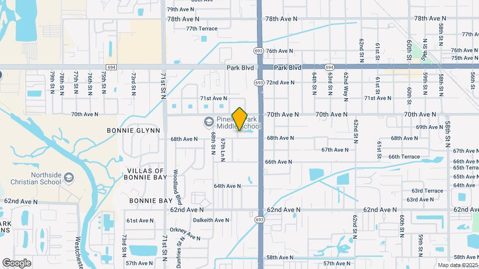 6801 67th St N Mapa y Detalles de la Ubicación