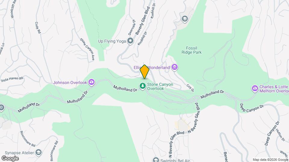 14513 Mulholland Dr Mapa y Detalles de la Ubicación